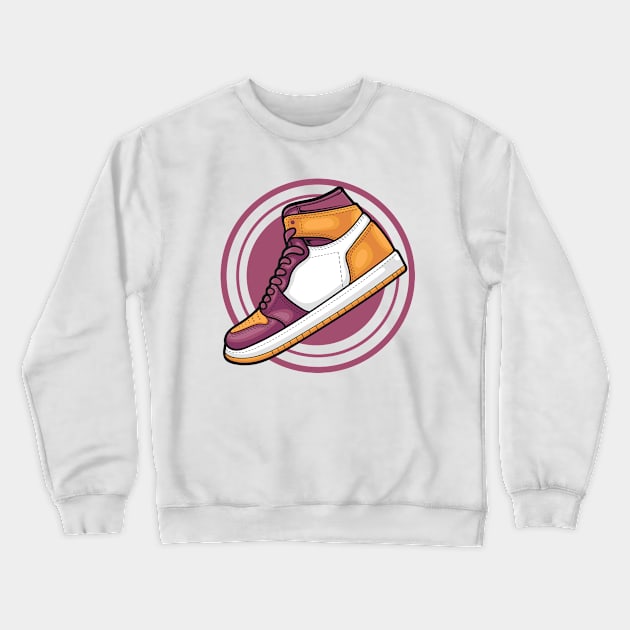 AJ 1 High OG Brotherhood Sneaker Crewneck Sweatshirt by milatees